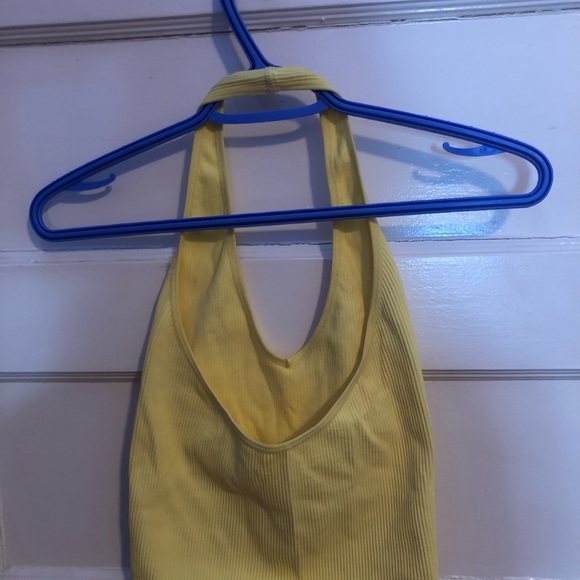 yellow halter top - Picture 2 of 2